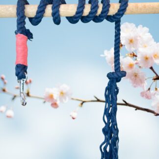 Halstertouw “Midnight Coral”